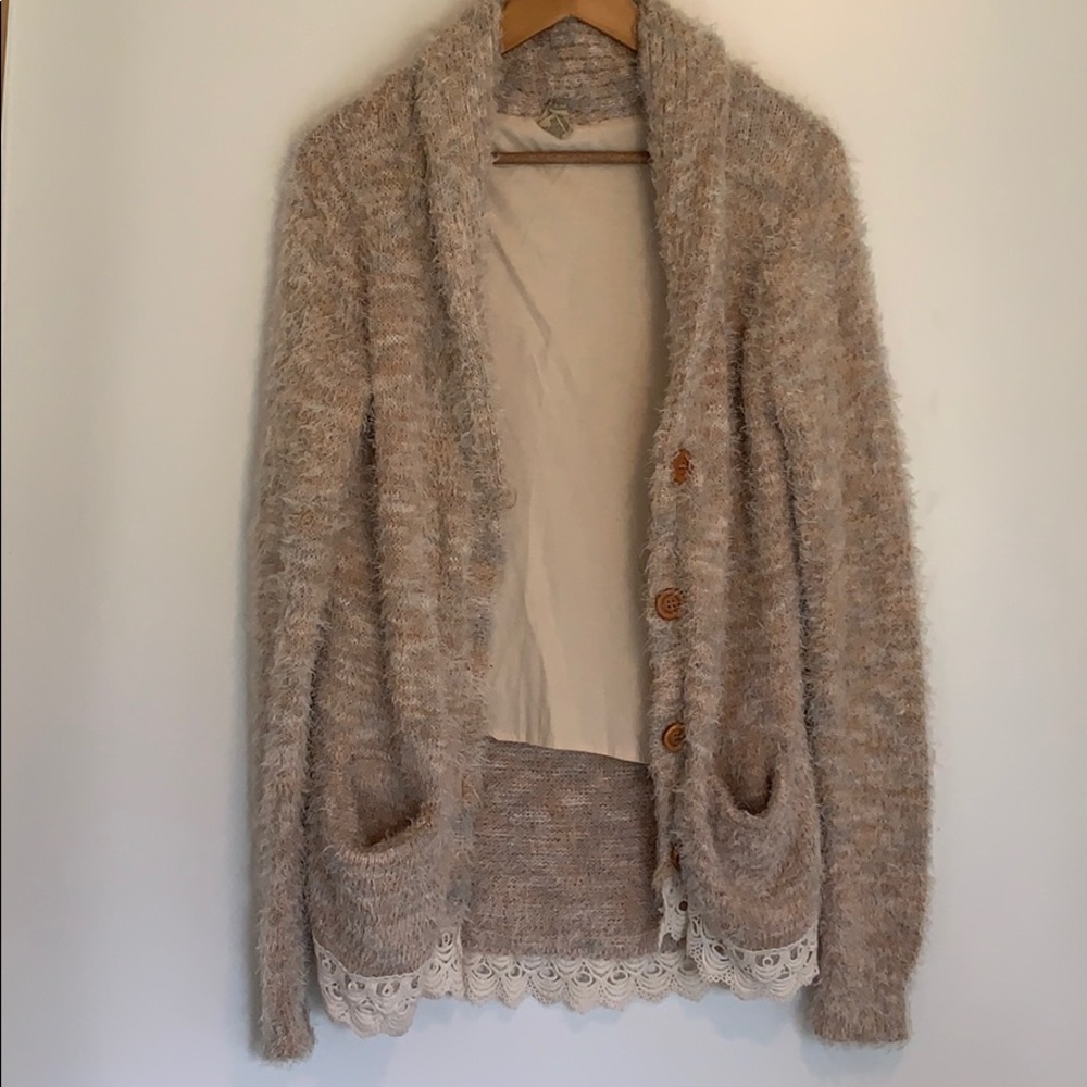 Button up sweater